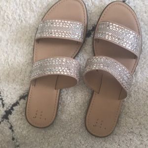 NEVERWORN sparkly sandals from A New Day by Target